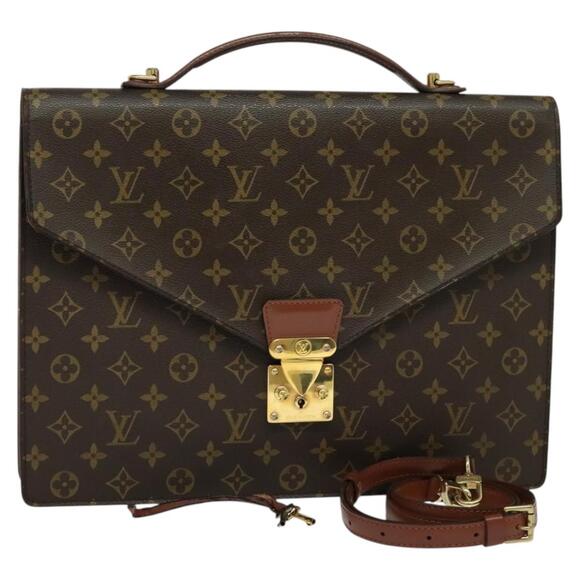 LOUIS VUITTON Monogram Porte Documents Bandouliere Bag M53338 - Picture 1 of 16